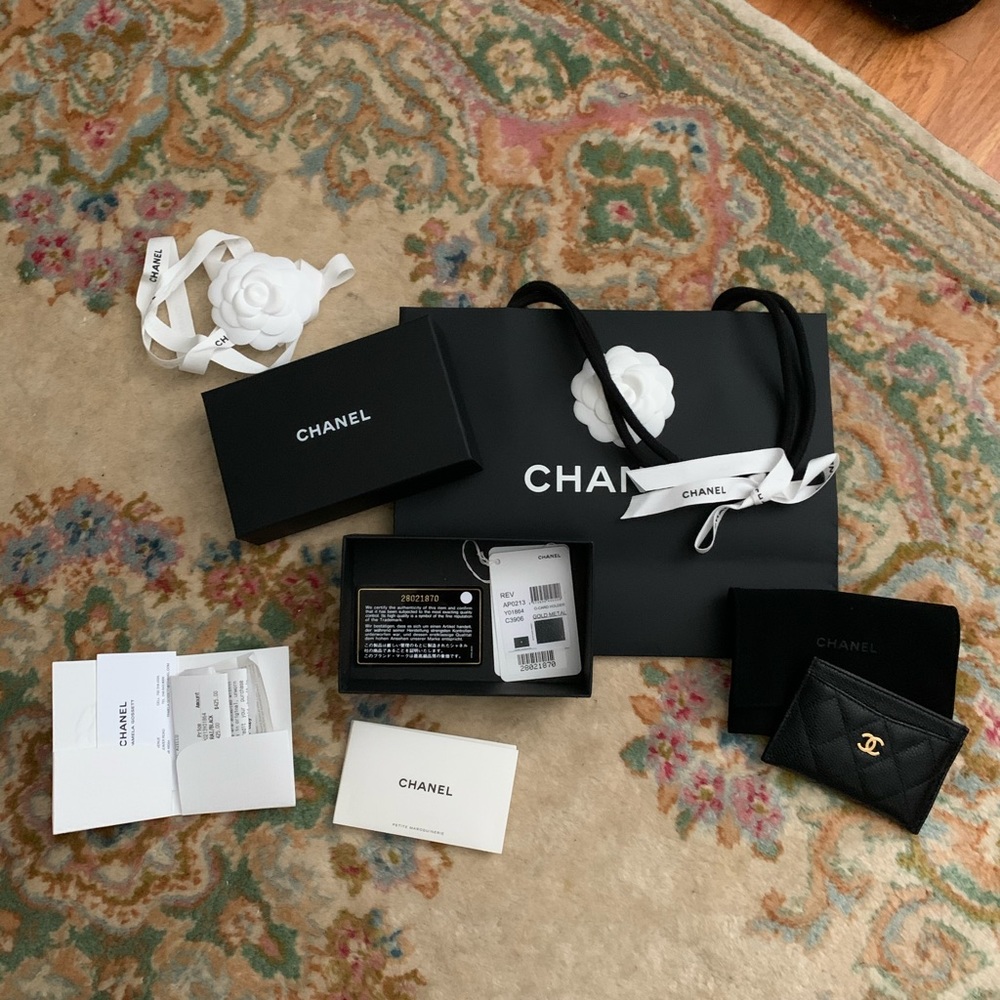 Chanel card case
